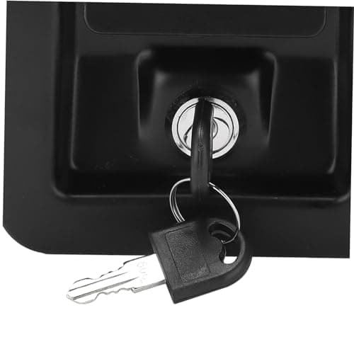 Generator Panel Lock - Stainless Steel 4-Corner Mounting Silent Unit Lock with Keys - Lock Accessories for Secure Generator Enclosures-size1