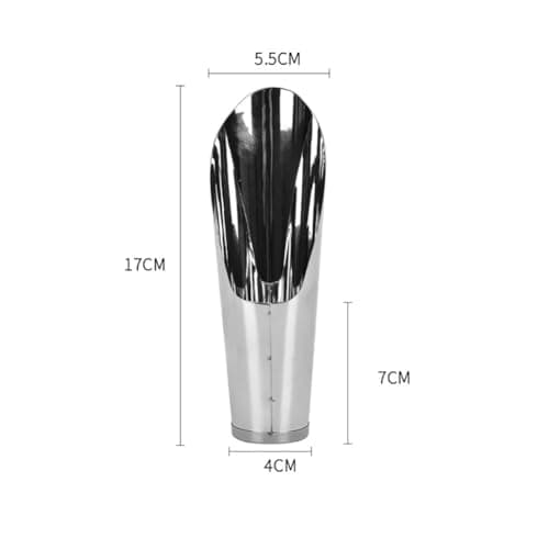 Stainless Steel Plant Soil Shovel Potting Scooper Small Garden Shovel Soil Scoop Fertilizer Feed Scooper for Flower Planting