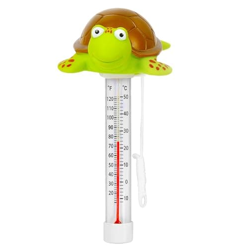 XY-WQ 2 Pack Floating Pool Thermometer, Large Size Easy Read for Water Temperature with String for Outdoor and Indoor Swimming Pools and Spas