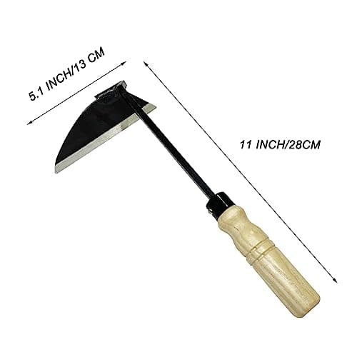 tBesme Japanese Handheld Nejiri Gama Hoe & Garden Hoes