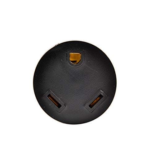 RVGUARD Generator Adapter Plug 3 Prong to RV 30 Amp, NEMA L5-30P to NEMA TT-30R Locking Adapter