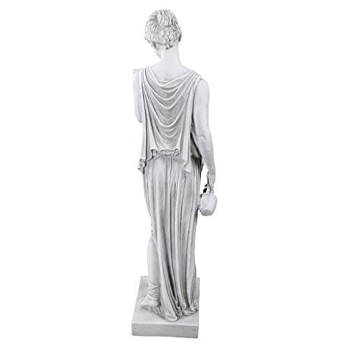 Design Toscano KY71304 Hebe of Youth Garden Statue, Large, Antique Stone