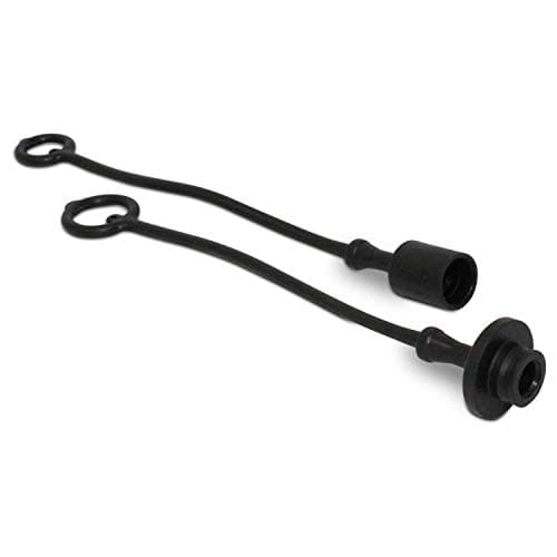JD Sub Compact Tractor Hydraulic Coupler Male Dust Cap and Female Plug Cover Set (Green, Yellow, Black, & Grey)