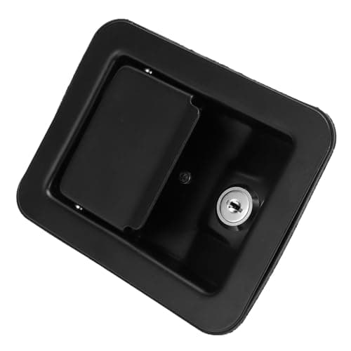 Generator Panel Lock - Stainless Steel 4-Corner Mounting Silent Unit Lock with Keys - Lock Accessories for Secure Generator Enclosures-size1