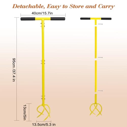 Garden Hand Tiller Garden Claw Twist Tiller Cultivator Tiller Soil Lossener Lawn Aerator Areator Loosen, Rototiller, Garden Bed and Plant Box Cultivator, Garden Tools.