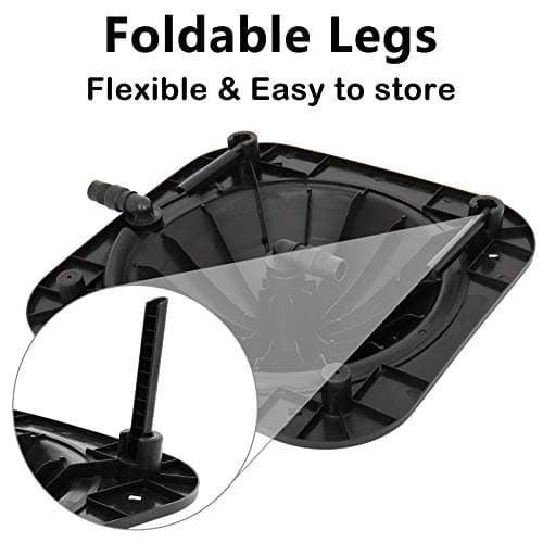 VINGLI Solar Pool Heater Above Ground Domed Solar Powered Swimming Pool Heater Contour Pool Heating Coil (1 Pack)