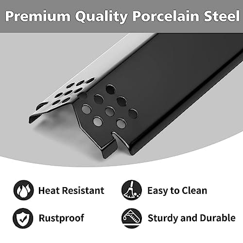 Grill Heat Plates Replacement Parts for Nexgrill, Porcelain Steel Heat Tents for Home Depot Nexgrill 6 Burner Gas Grill, 14.6" Flame Cover Replacement Parts for Nexgrill 720-0896B
