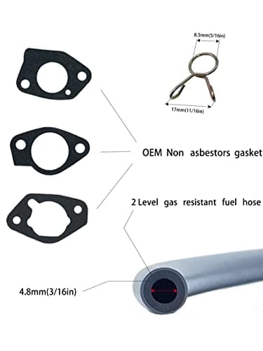 YAMAKATO 389cc 420cc Tri Dual Generator Carburetor Gas to LPG CNG Conversion Kit OEM for Fuel Generac Predator Champion Duromax Honda etc. 459cc 338cc 301cc GX270 GX340 GX390 Manual