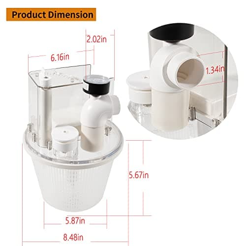 Replace for R211100 Vac-Mate Pool Cleaner Dispenser Box/Multi-Function Vacuum Skimmer Attachment Replacement