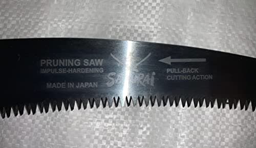 Kanzawa Samurai Ichigeki Pruning Saw 330mm C-330-LH with Ergo Grip (Orange) w/sheath Made in Japan