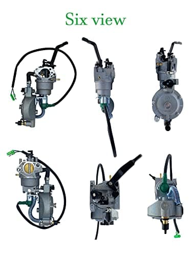YAMAKATO 389cc 420cc Tri Dual Generator Carburetor Gas to LPG CNG Conversion Kit OEM for Fuel Generac Predator Champion Duromax Honda etc. 459cc 338cc 301cc GX270 GX340 GX390 Manual
