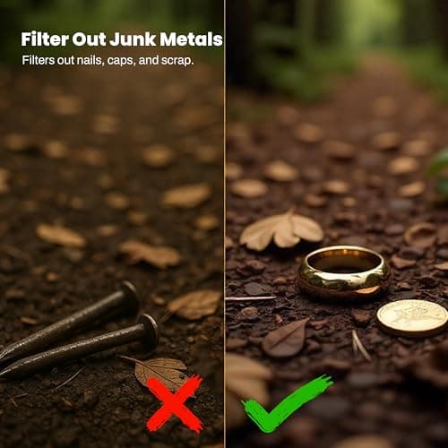 Bounty Hunter Gold Digger Metal Detector for Kids with Trash Elimination and Sensitivity Controls – Lightweight Design for Coins, Relics, Jewelry, and Gold Detection