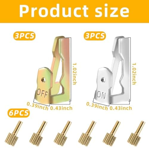 6 PCS Time Switch Replacement Trippers Kit Compatible with Intermatic 156T1978A for T100 Series Clock Dial Trippers Timers Intermatic Timer Parts, Pool Timer On Off Clip Parts