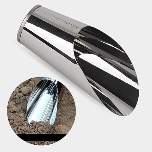 Stainless Steel Plant Soil Shovel Potting Scooper Small Garden Shovel Soil Scoop Fertilizer Feed Scooper for Flower Planting