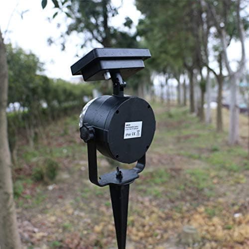 Solar Projection Lamp RGB Rotatable Crystal Magic Ball Disco Stage Light Outdoor Lawn Landscape Color LED Light