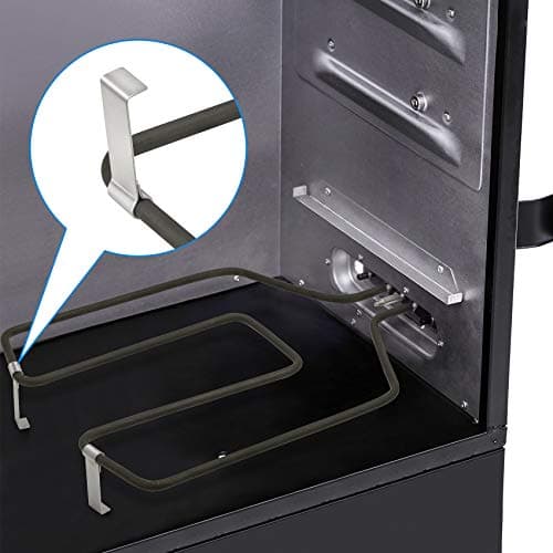 Stanbroil Replacement Part Electric Smoker and Grill Heating Element with Adjustable Thermostat Cord Controller for Most Smokers and Grills, 1500W