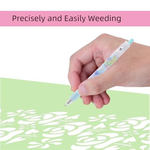 6 Pieces Pin Pen Weeding Tool for Vinyl, Precision Air Release Weeding Pen, Quick Pinpen Vinyl Pen Weeder Pokey Tools (02-Lovely seris)