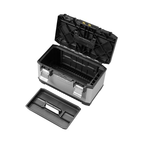 STANLEY FATMAX Deep Toolbox Storage with Heavy Duty Metal Latch, 20 Inch, 1-95-615