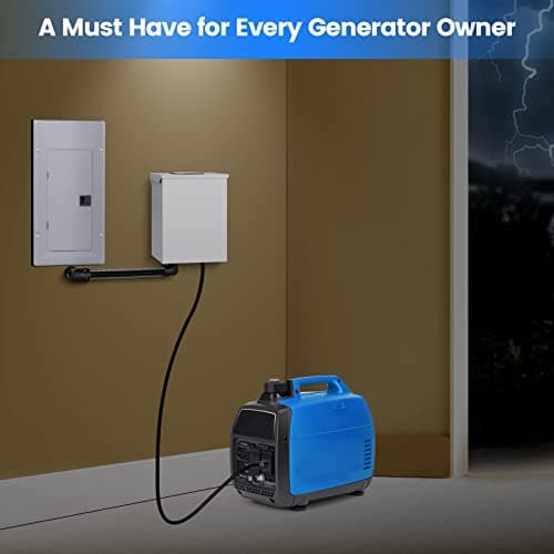 briidea Home Integration Generator Transfer Switch Kit, 15 Amp 120V 4-Circuit Indoor/Outdoor Generator Transfer Switches with IP 67 Waterproof, Prewired, All Ready for a Next Power Outage