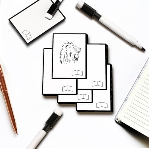 80pcs Reusable MTG Dry Erase Tokens,MTG Token Cards with 8 Pcs Black Marker Pens and MTG Token Cards for DIY Games, Office,Family,Educational Use