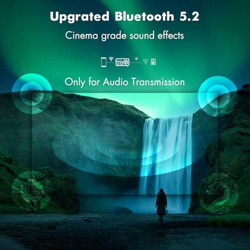 Portable Outdoor Projector with Battery, Mini Projector with WiFi and Bluetooth, 1080P Supported, Auto Keystone, Electric Focus, 180° Rotatable, Suitable for Camping, Family Gatherings, Party