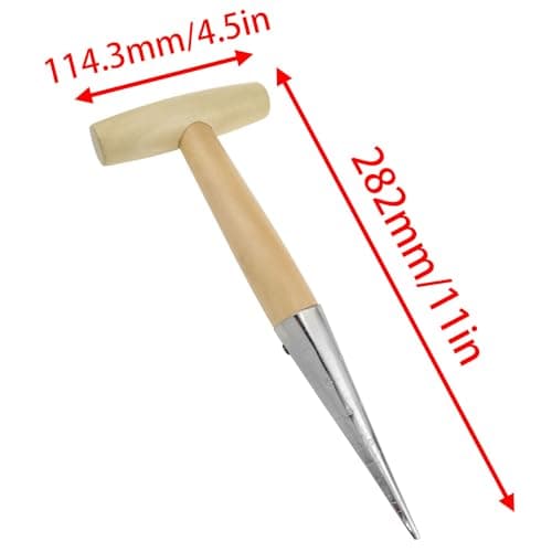 Garden Seed Planter Seed Planter Tool Seed Dibber Manual Garden Planter for Planting Vegetables and Flowers -1pcs
