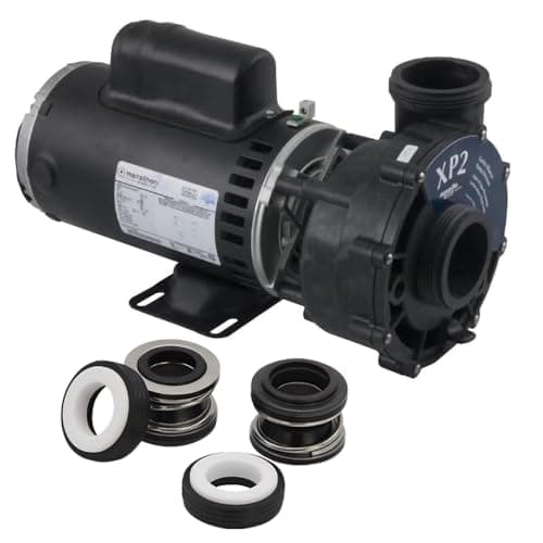 Approximately 5/8 ""Shaft Seal Replacement XP2 PS-200 (2/Pack) for 354545 AquaFlo Flo Main Pool and spa Pump, black