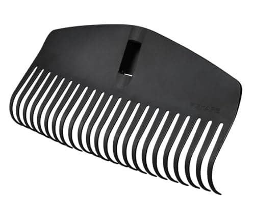 Fiskars Leaf Rake with M-Head - New Item as Replacement for 1014914, black, 1063089