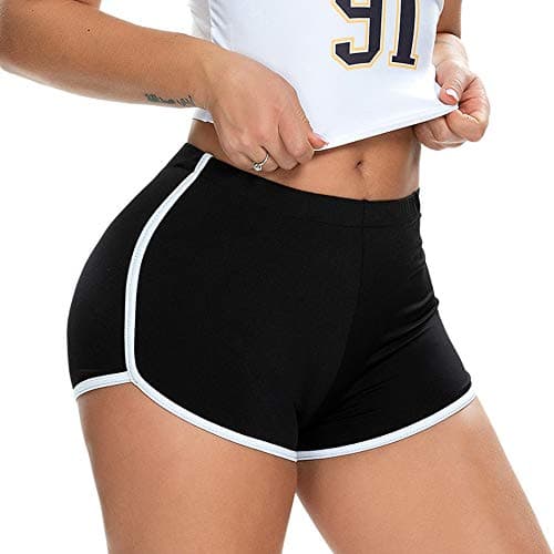 Women's Sexy Booty Shorts Retro Dolphin Shorts Sports Yoga Gym Running Hot Pants