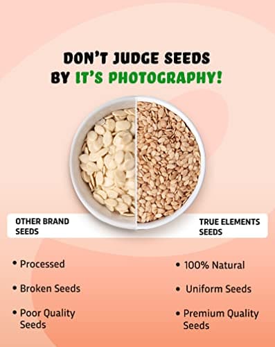 True Elements Tyzek True Elements Watermelon Seeds 250G - High In Protein | Raw Watermelon Seeds For Eating | Magaj Seeds | Non - Gmo | Raw Seeds | Nutrients Rich | Source Of Antioxidants