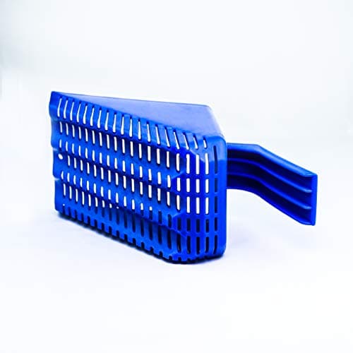 AQUA KT Aquarium Gravel Sand Shovel Scoop Cleaner Blue for Fish Tank Cleaning Tool