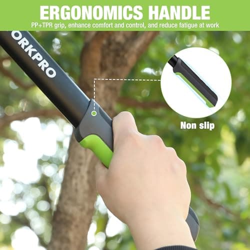 WORKPRO Extendable Anvil Lopper for Gardening, 25-37" Branch Cutter with 1.6" Cutting Capacity, Heavy-Duty Pruning Shear Featuring Gear System for Tree Trimming, Handheld Garden Shear with Sharp Blade