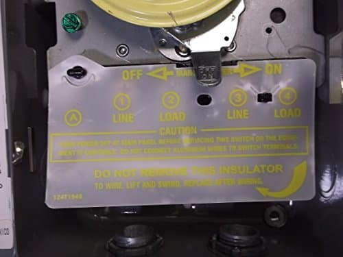 Intermatic T104 Electromechanical Timer Switch - Proven Durability, 40A Load Capacity, Versatile Scheduling, 1-12 Cycles Per Day - Manual Override, Tripper Included for Reliable Time-Based Control