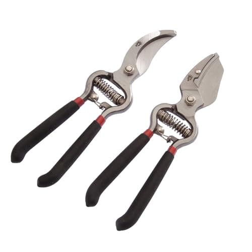 Spear & Jackson CUTTINGSET8 Traditional Bypass & Anvil Pruner/Secateur Set