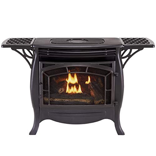 Duluth Forge Dual Fuel Vent Free Gas Stove - Model FDSR25, 26,000 BTU, Matte Finish, Remote Control