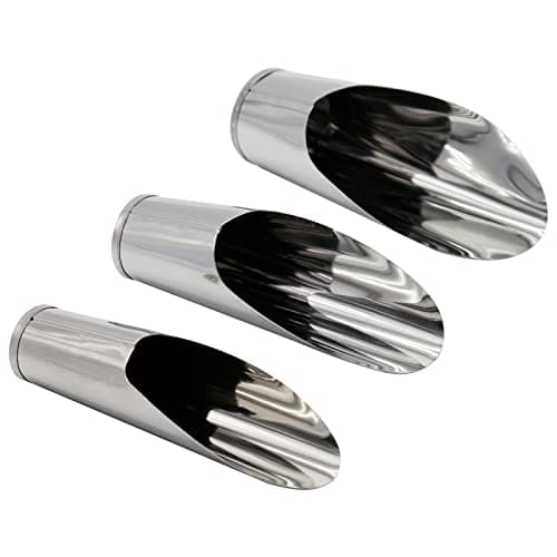 3pcs Succulent DIY Bonsai Plant Garden Tool for Digging Fertilizer Feed Scooper 3 Sizes Soil Scoops Soil Metal Spade Shovel Cup