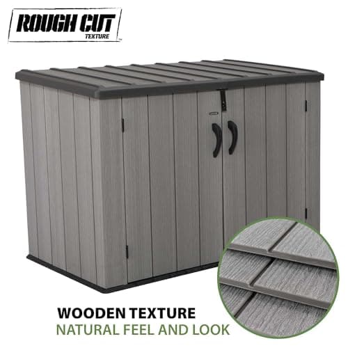 Lifetime Horizontal Outdoor Storage Shed, 75 Cu. Ft. Capacity