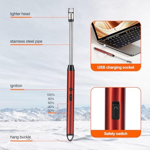 Double Tank Top Outdoor Propane Heater With a Windproof Lighter, 36000BTU Outdoor Propane Heater With Shut-off Valve and Tip-over Switch for Garage,Patio, Camping,RV(CSA)