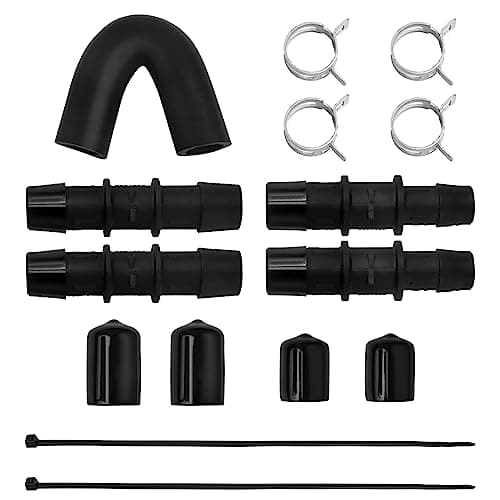 Engine Heater Core Bypass Kit with 5/8" 3/4" Hose,Compatible with GM Chevy Silverados Tahoes Yukons Honda Civic Ford Jeep,Replacement for 626-001,Universal Fit Most Common Leaking Failed Heater Core