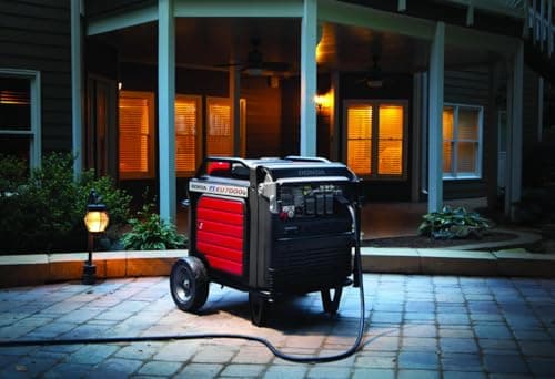 Honda EU7000IS 7,000 Watt Inverter Portable Backup Generator, Super Quiet, Electric Start