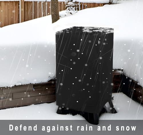 NettyPro Smoker Cover Heavy Duty Waterproof 30 Inch for Masterbuilt Cuisinart Dyna-Glo Charbroil Digital Electric Propane Vertical Smoker, Fade and UV Resistant, 19" W x 18" D x 33" H, Black