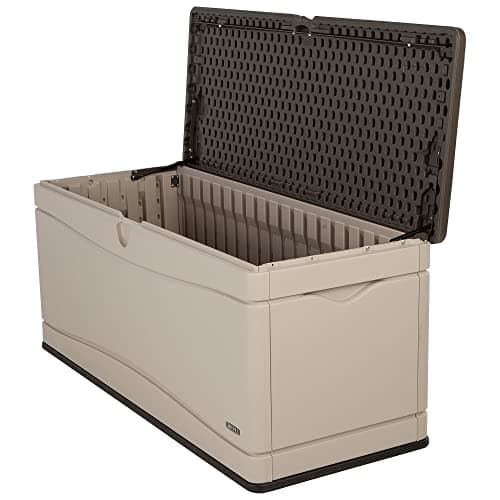 Lifetime 130 Gallon Plastic Deck / Outdoor Storage Box 60040 supplier_id_shedsforlessdirect it#190221651440237
