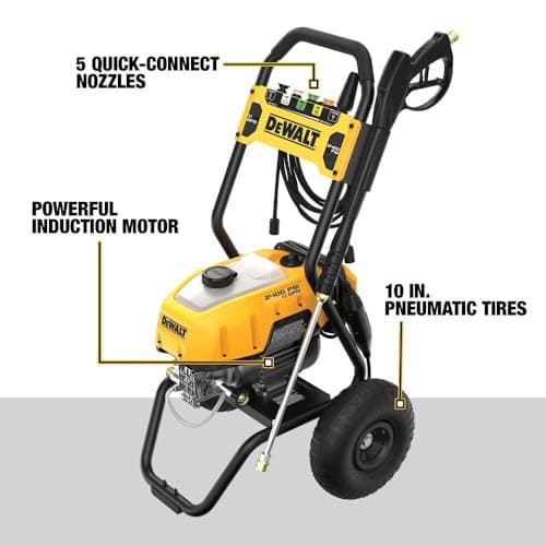 DEWALT Electric Pressure Washer, Cold Water, 2400-PSI, 1.1-GPM, Corded (DWPW2400)