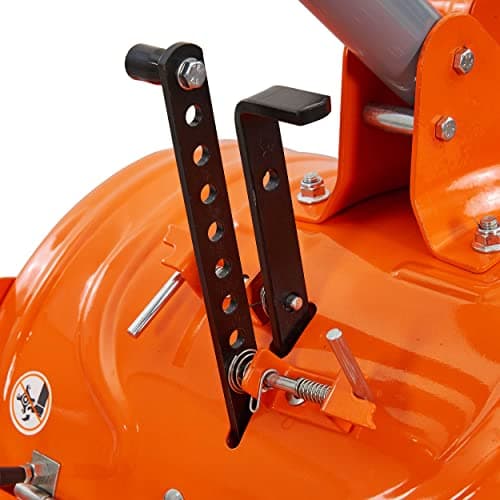 YARDMAX 18 in. 209 cc Gas OHV Engine Rear Tine Tiller with Dual Rotating Tilling