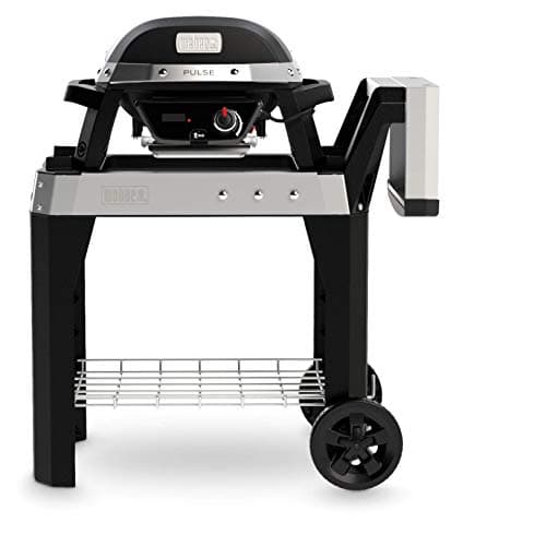 Weber Pulse 2000 Cart Electric Grill, Black