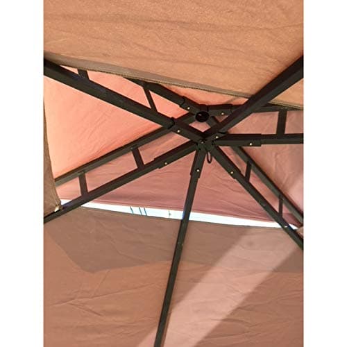 Garden Winds Replacement Canopy Top Cover for The Aldi Gardenline Belavi Shoprite Grill Gazebo - Standard 350 (Will not fit Any Other Model) - Top Tier 34" x 21", Bottom Tier 96" x 60"