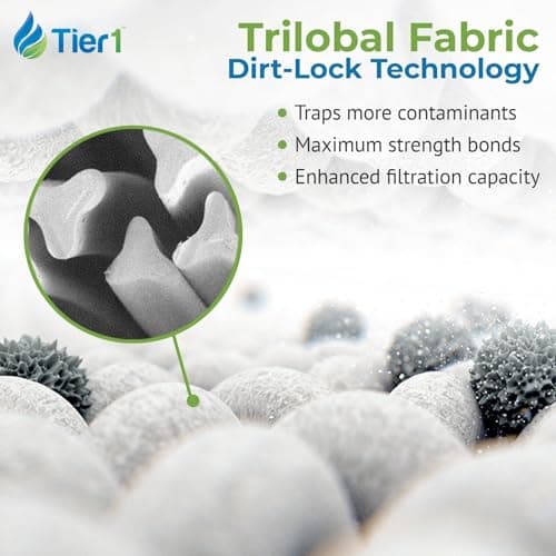 Tier1 Pool & Spa Filter Cartridge 2-pk | Replacement for Jacuzzi J300, J400, 6541-383, Pleatco PJW60TL-OT-F2S, Filbur FC-2715, Unicel 6CH-961, and More | 60 sq ft Pleated Fabric Filter Media