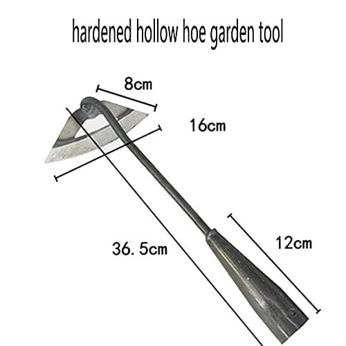 All-Steel Hardened Hollow Hoe,Garden Hoes for Weeding,Hollow Hoe for Gardening,Hoe Garden Tool,Garden Hoe for Backyard Weeding, Loosening, Farm Planting 2