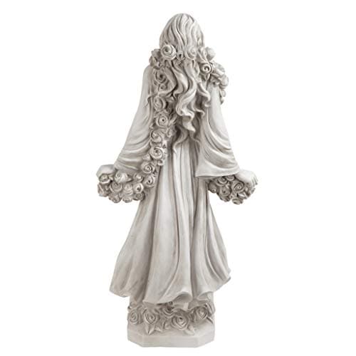 Design Toscano KY47018 Flora Divine Patroness of Gardens Roman Statue, 14 Inches Wide, 14 Inches Deep, 31 Inches High, Antique Stone Finish