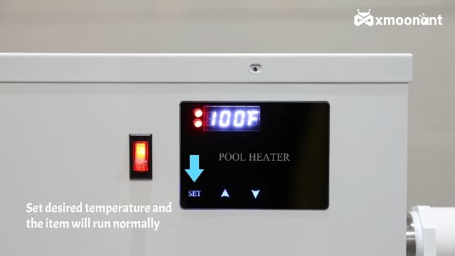 Mxmoonant Hot Tub Thermostat, 2KW 110V Spa Bathtub Heater Thermostat with Temperature Control for 400 Gals Hot Tub, Whirlpool Bathtub, Spa, Small Pool (No Plug)